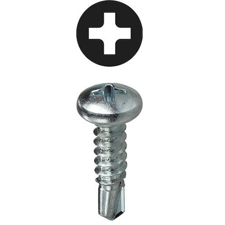 Dottie Self Drilling Screw Kit, Zinc Plated Finish, Carbon Steel, Pan Head Phillips Drive TK800PH